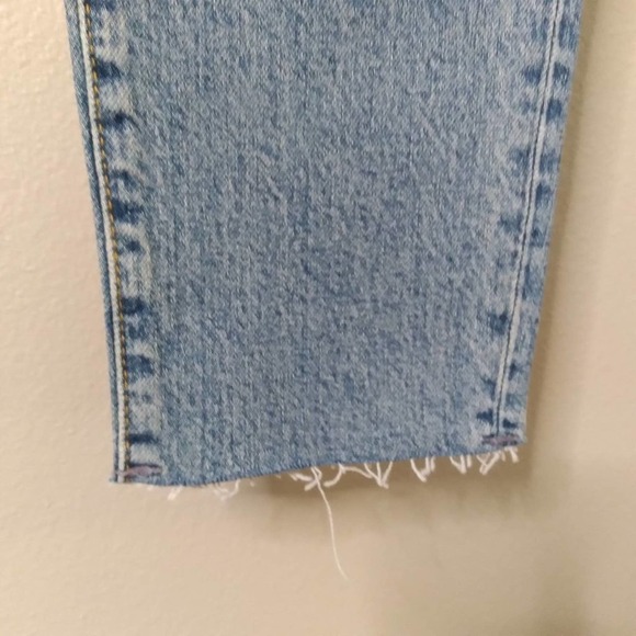 We The Free Denim Jeans Raw Frayed Hem Distressed Size 29 - Picture 6 of 12